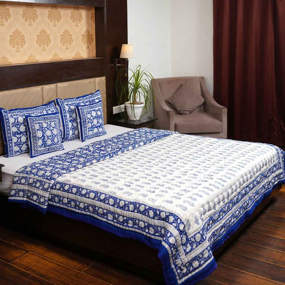 Organic Handmade Jaipur Quilt