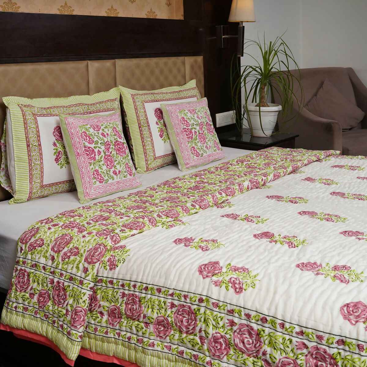 Organic Handmade Jaipur Quilt