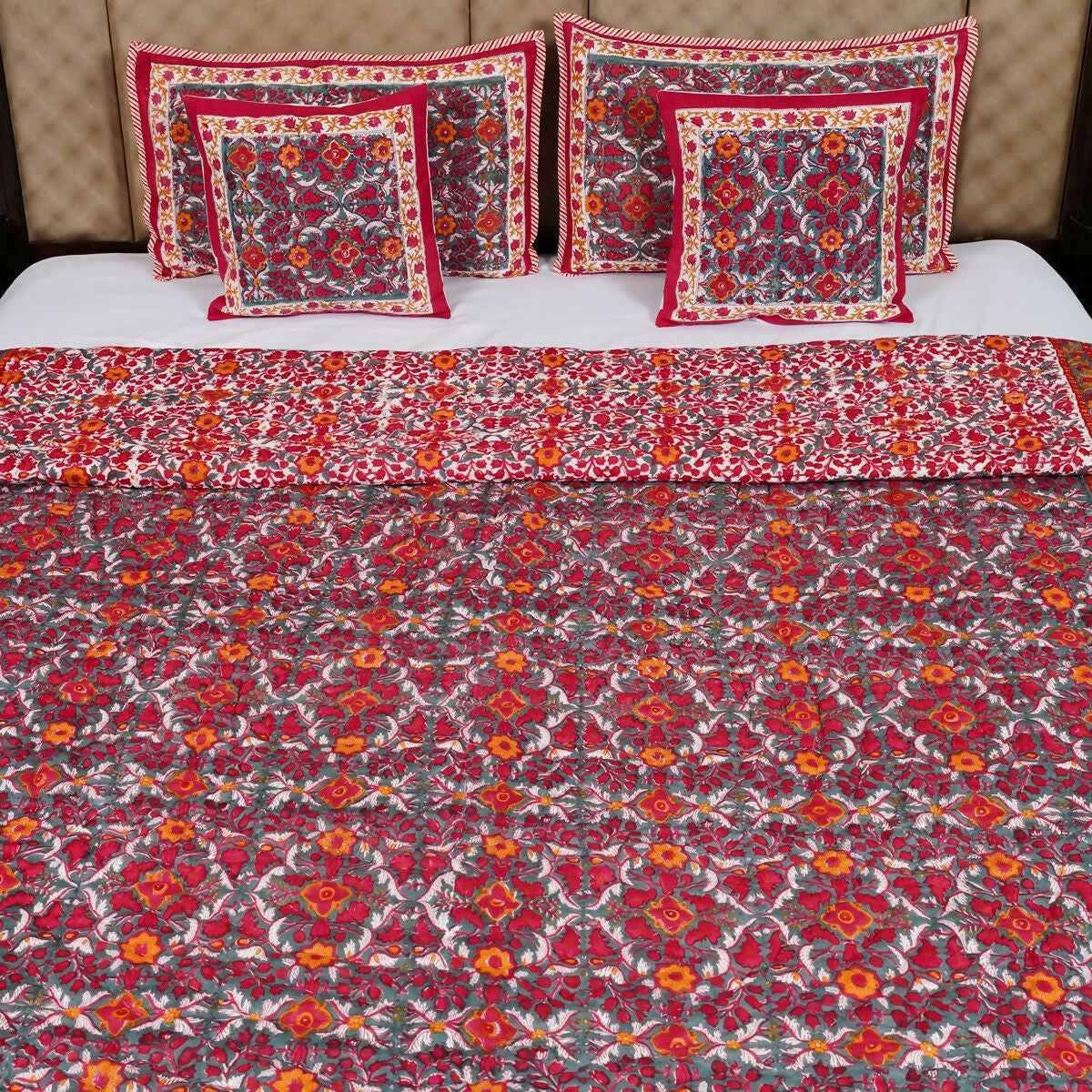 Organic Handmade Jaipur Quilt