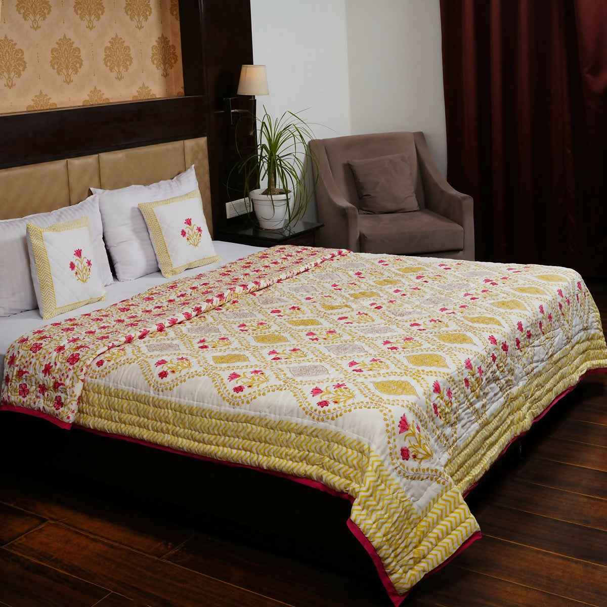 Organic Handmade Jaipur Quilt
