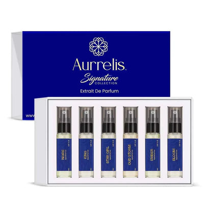 Aurrelis Signature Unisex Perfume Gift Set – Pack of 6 Extrait De Parfum (6×8 ml) - Sitarahub