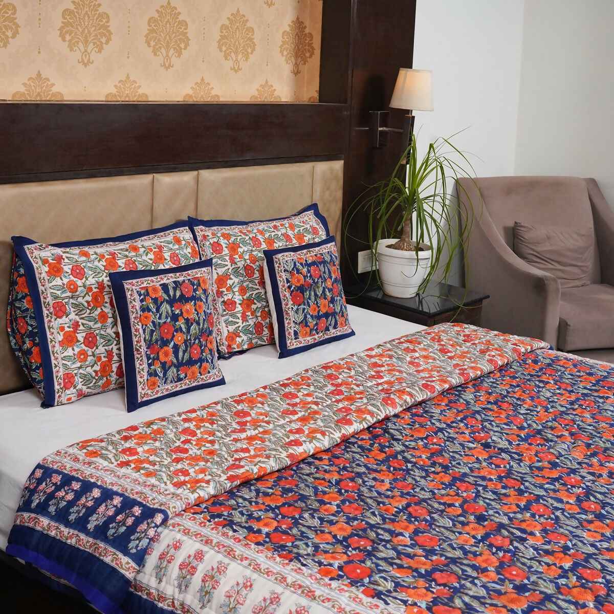 Organic Handmade Jaipur Quilt