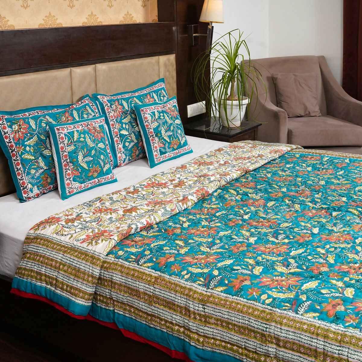 Organic Handmade Jaipur Quilt