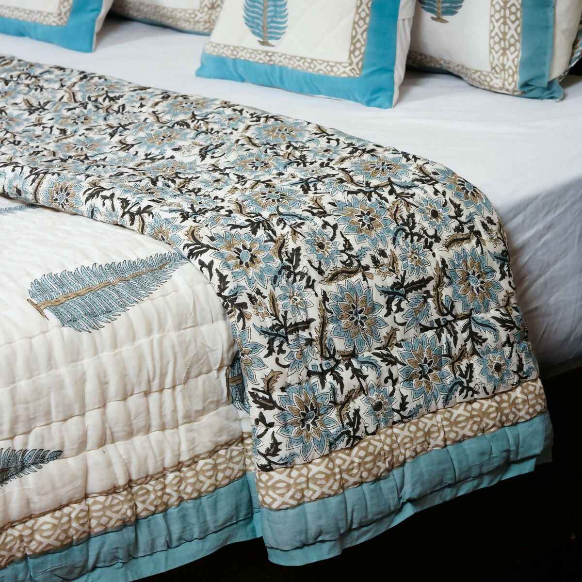 Organic Handmade Jaipur Quilt