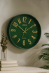 Modern Metallic Number Wall Clock - Sitarahub Sitarahub,