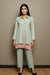 Olive Green Georgette Tunic with old rose inner