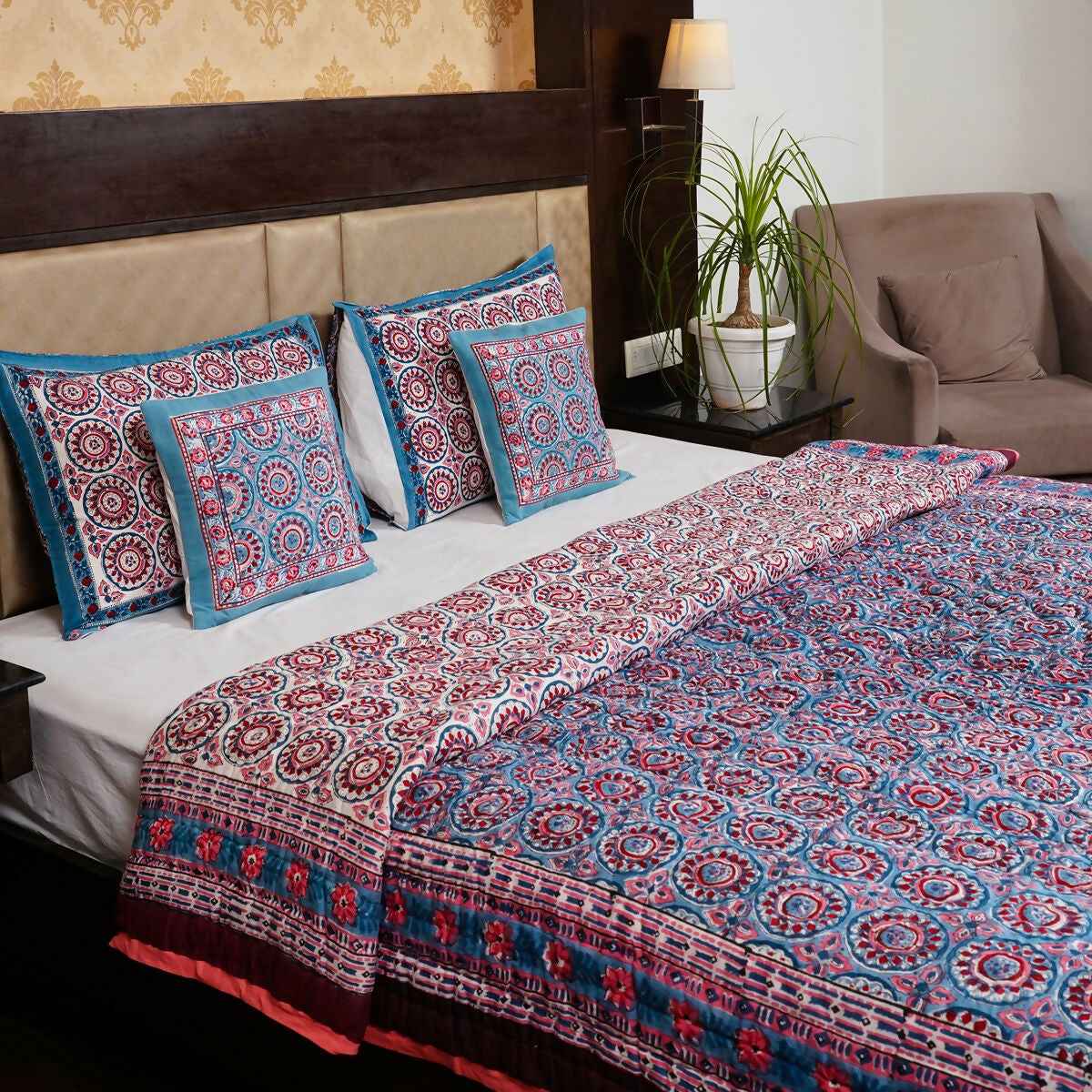 Organic Handmade Jaipur Quilt