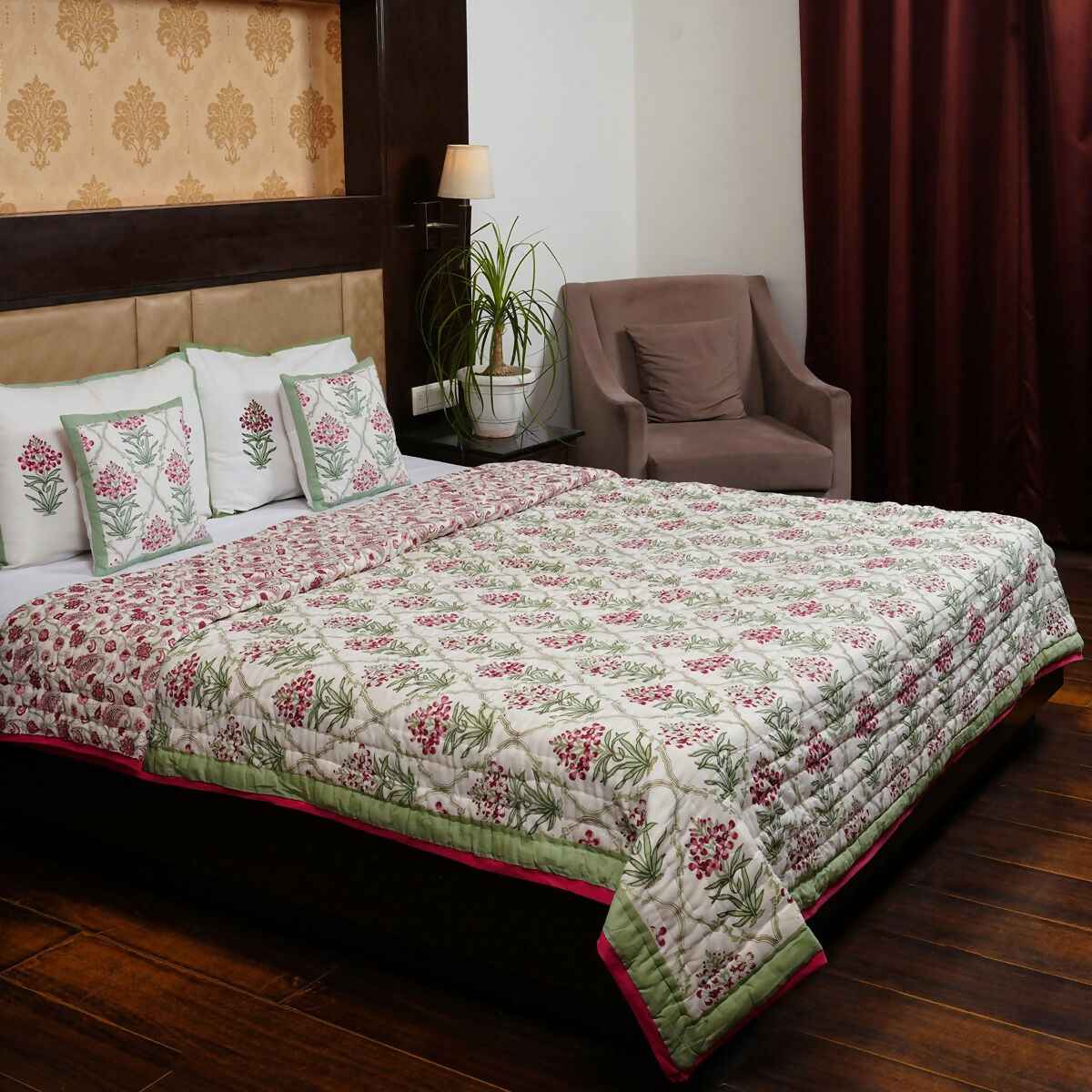 Organic Handmade Jaipur Quilt
