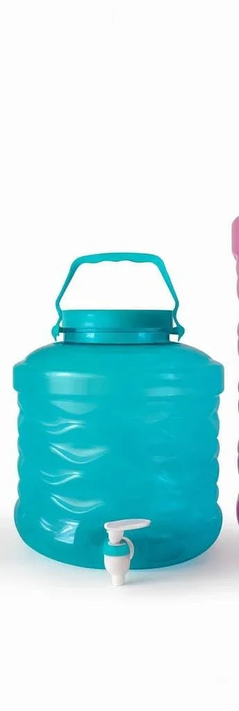 20 Litre Transparent Plastic Water Jar / Water Can – Reusable Drinking Water Container - Sitarahub