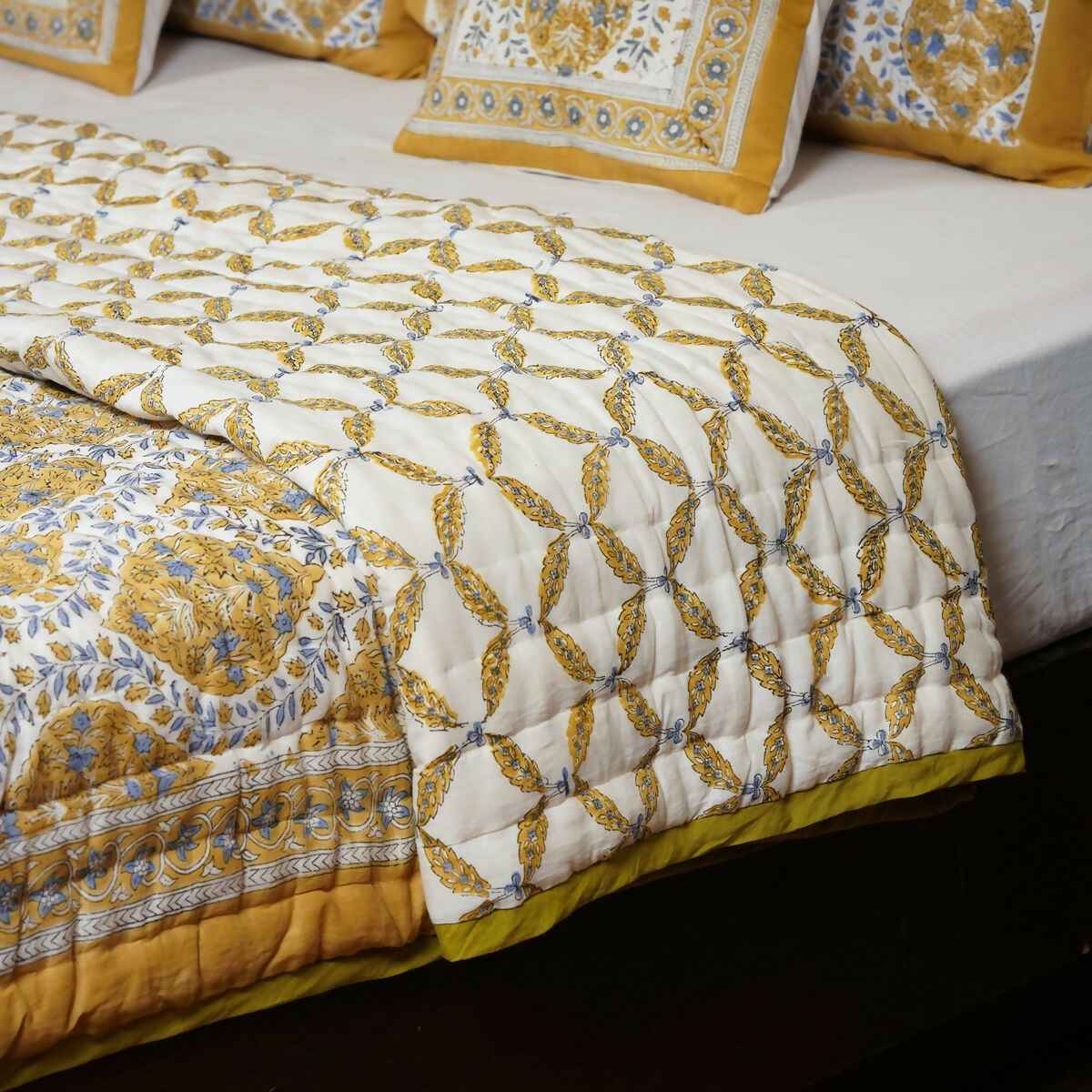 Organic Handmade Jaipur Quilt