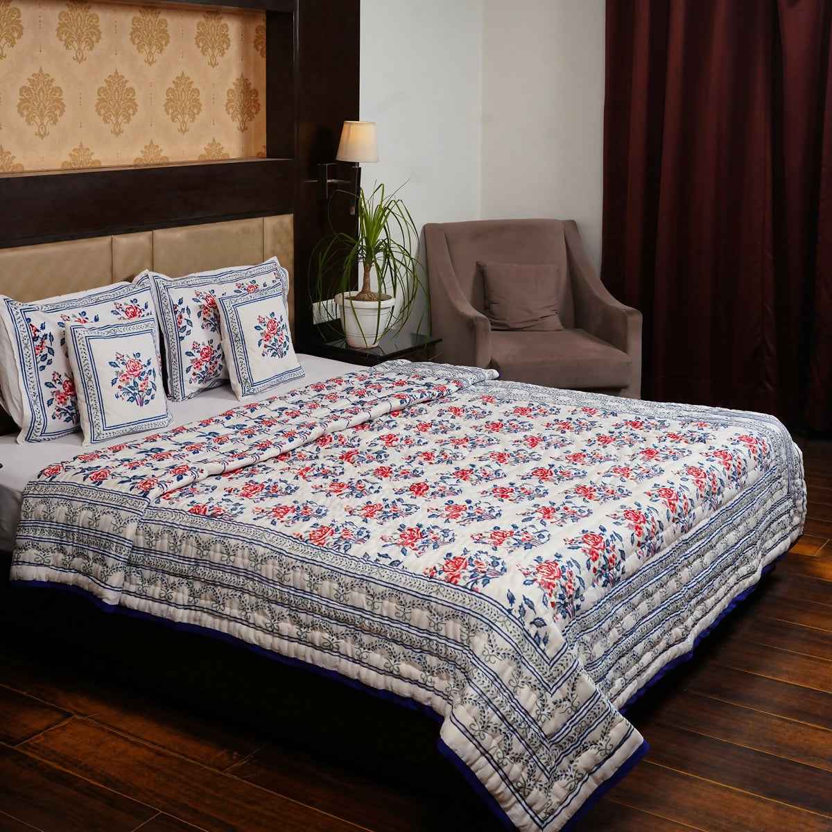 Organic Handmade Jaipur Quilt