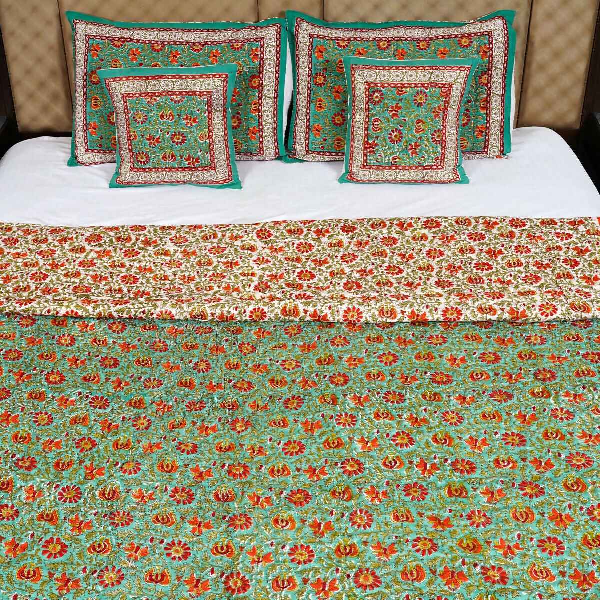 Organic Handmade Jaipur Quilt
