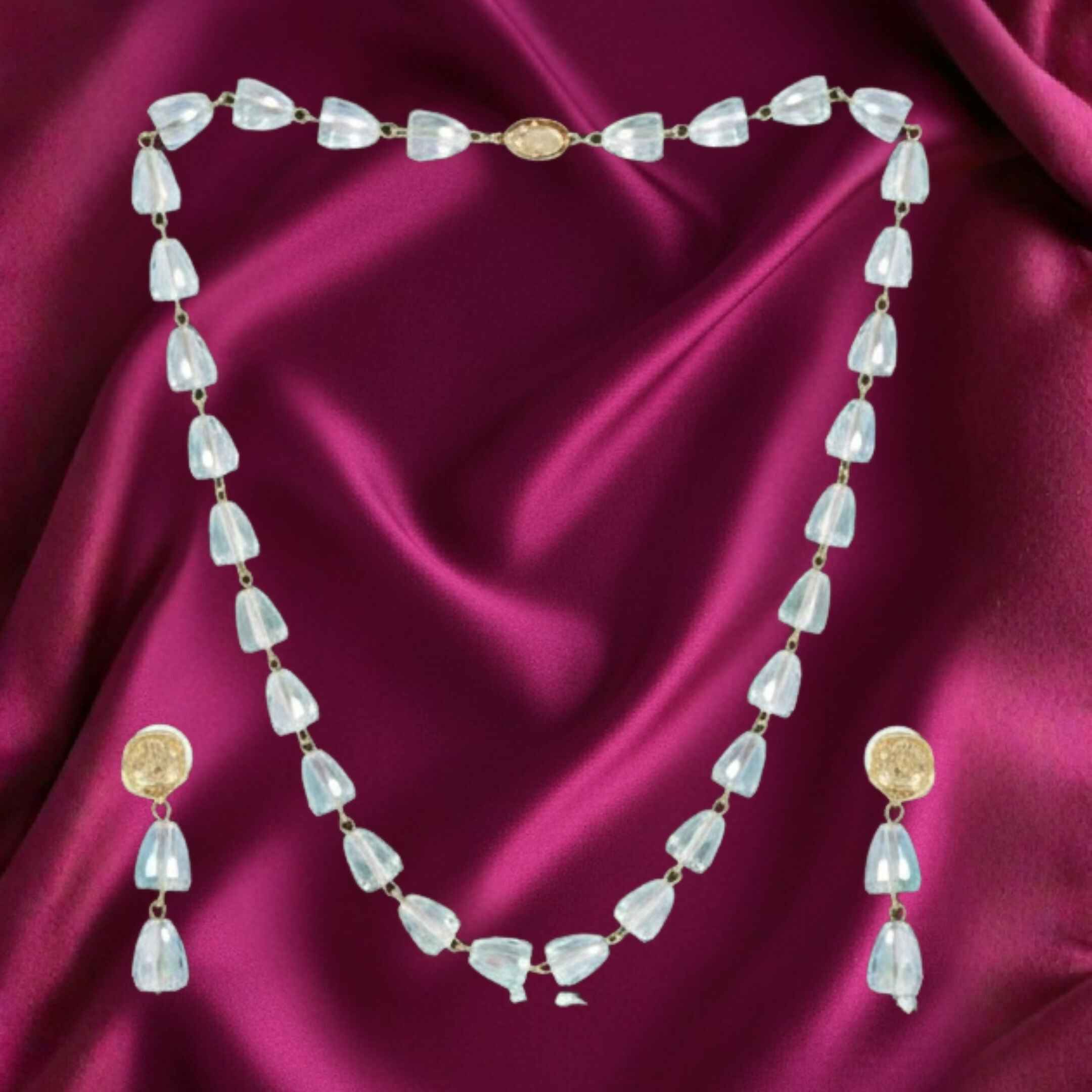 Moonlight Prism Israel Cut Pendant Necklace