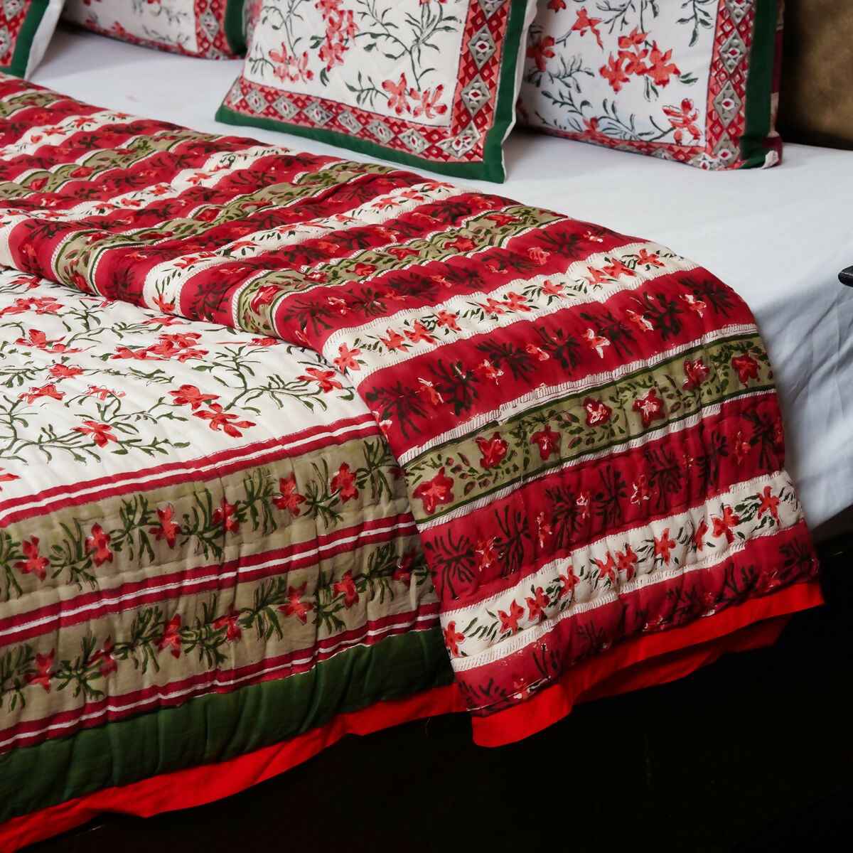 Organic Handmade Jaipur Quilt