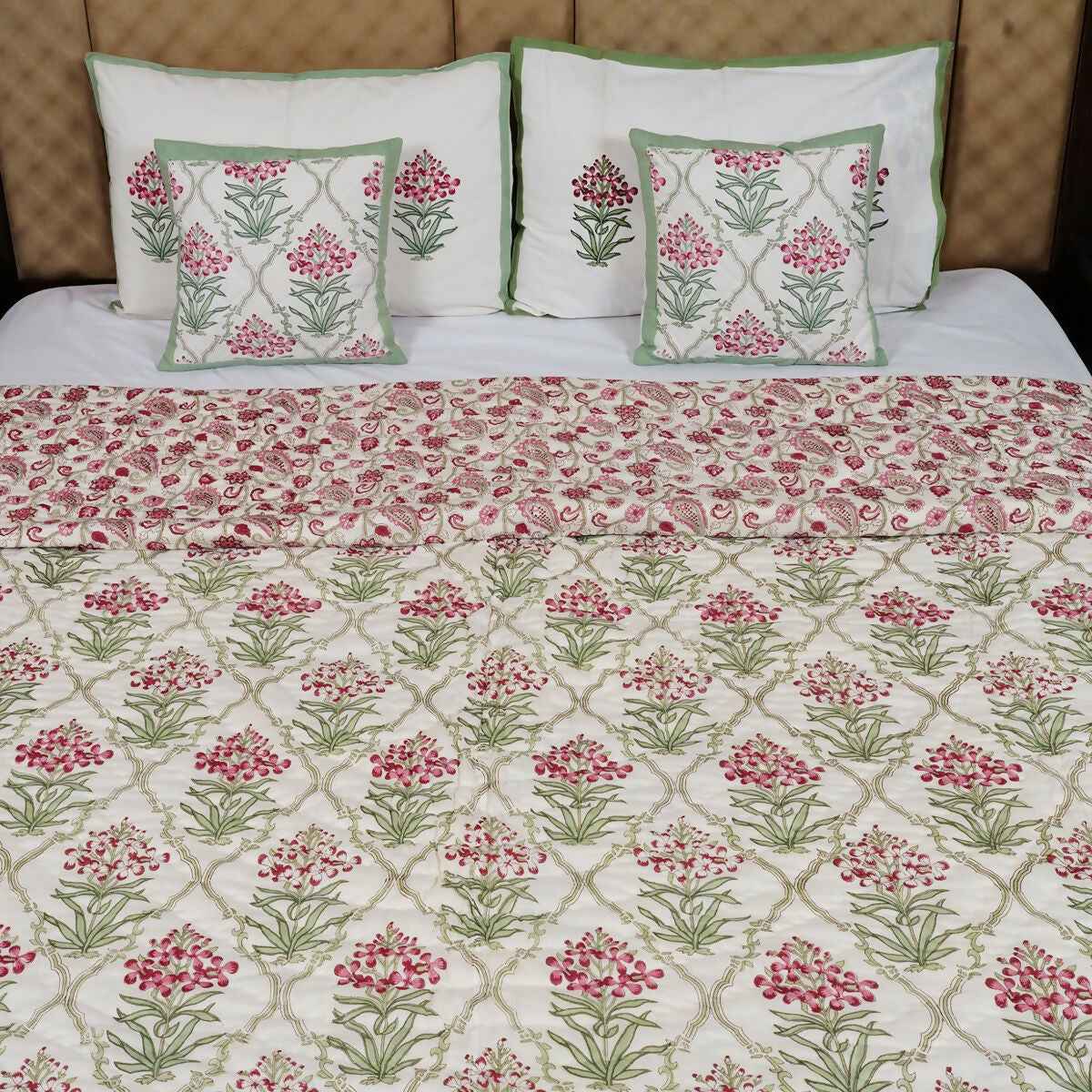 Organic Handmade Jaipur Quilt