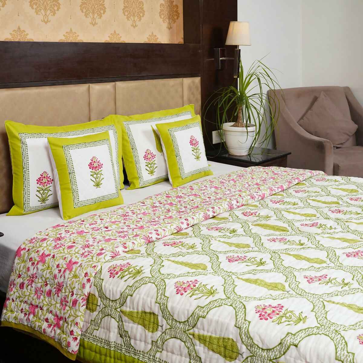 Organic Handmade Jaipur Quilt