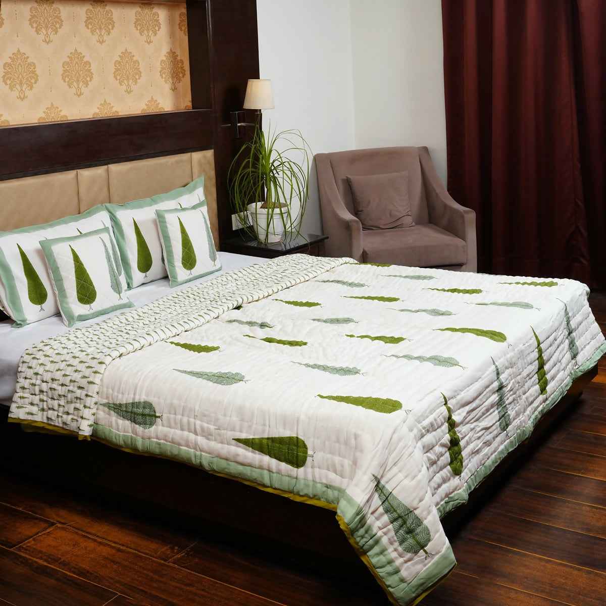 Organic Handmade Jaipur Quilt