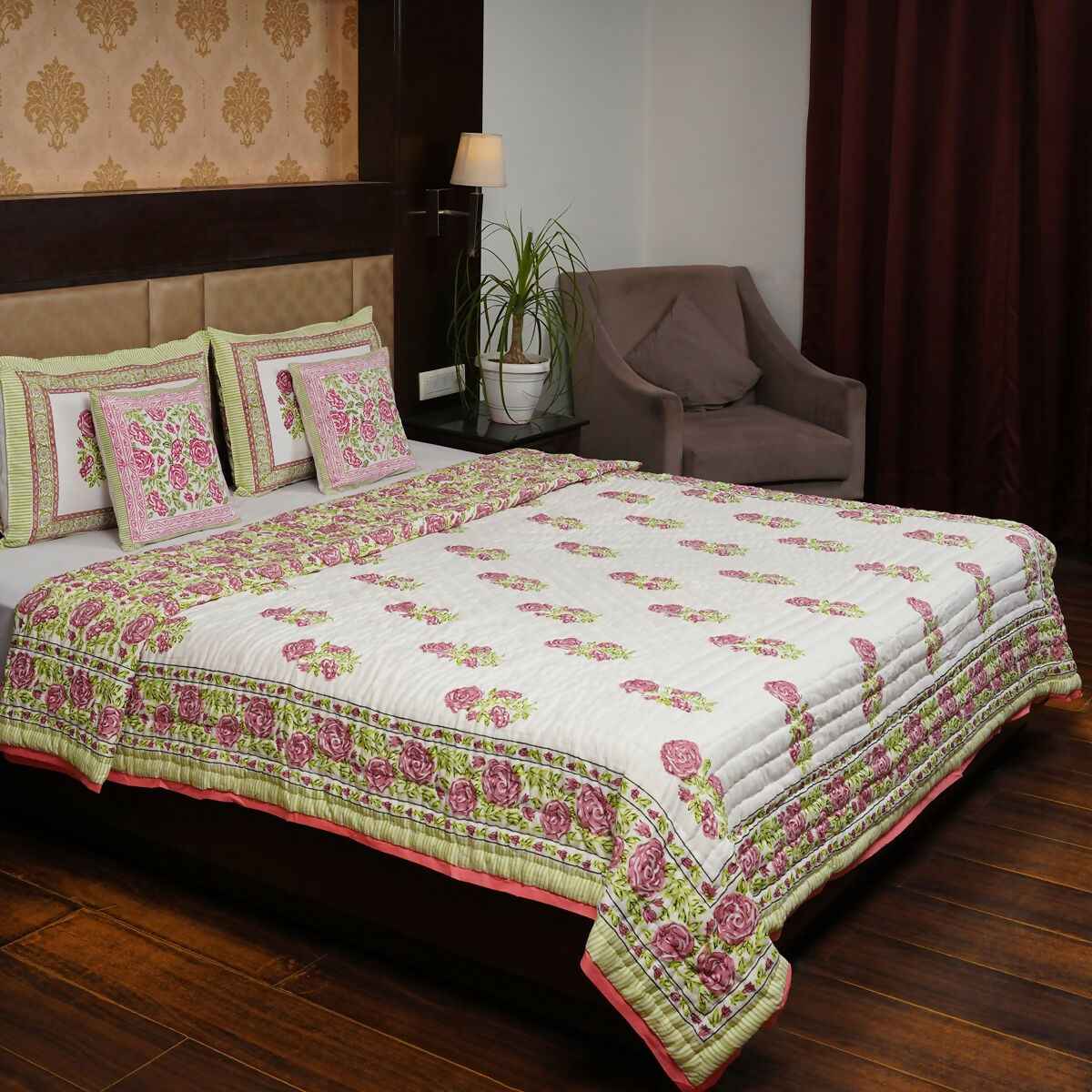 Organic Handmade Jaipur Quilt