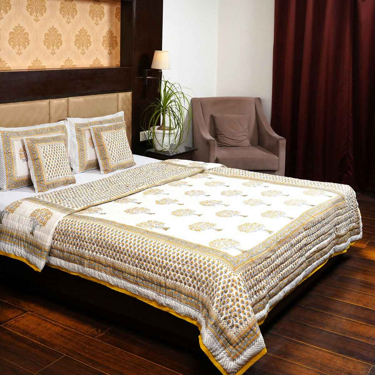 Organic Handmade Jaipur Quilt