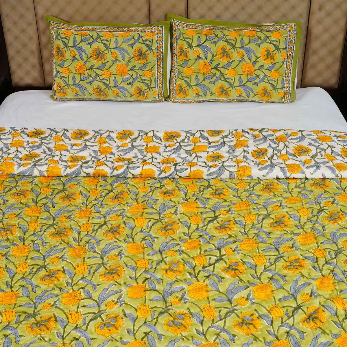 Organic Handmade Jaipur Quilt