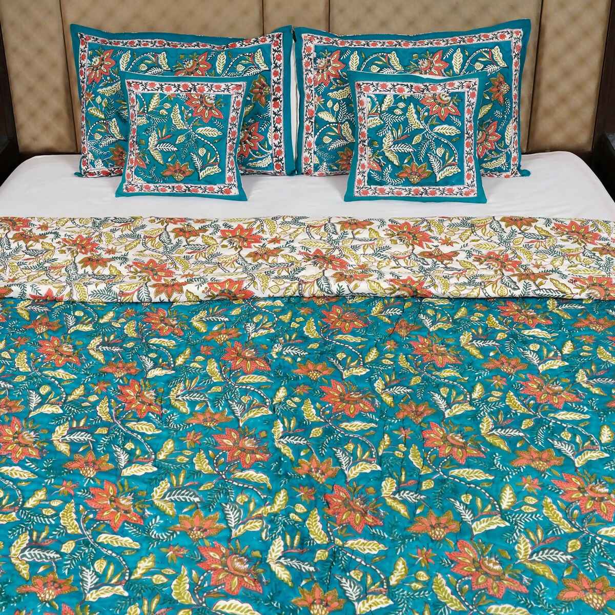 Organic Handmade Jaipur Quilt