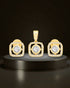 Rose Radiance Pendant Set in Gold Finish - Sitarahub Sitarahub,