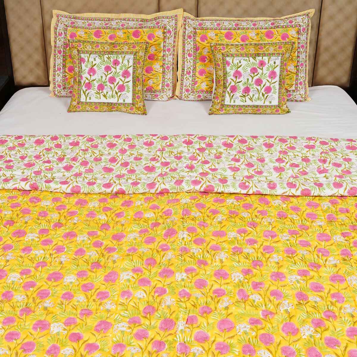 Organic Handmade Jaipur Quilt
