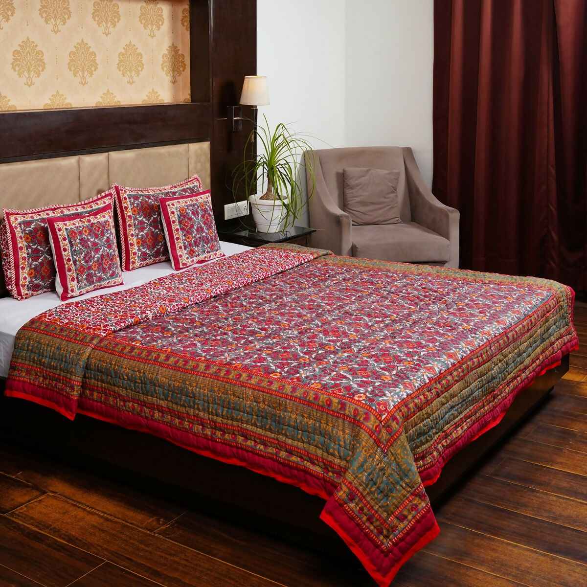 Organic Handmade Jaipur Quilt