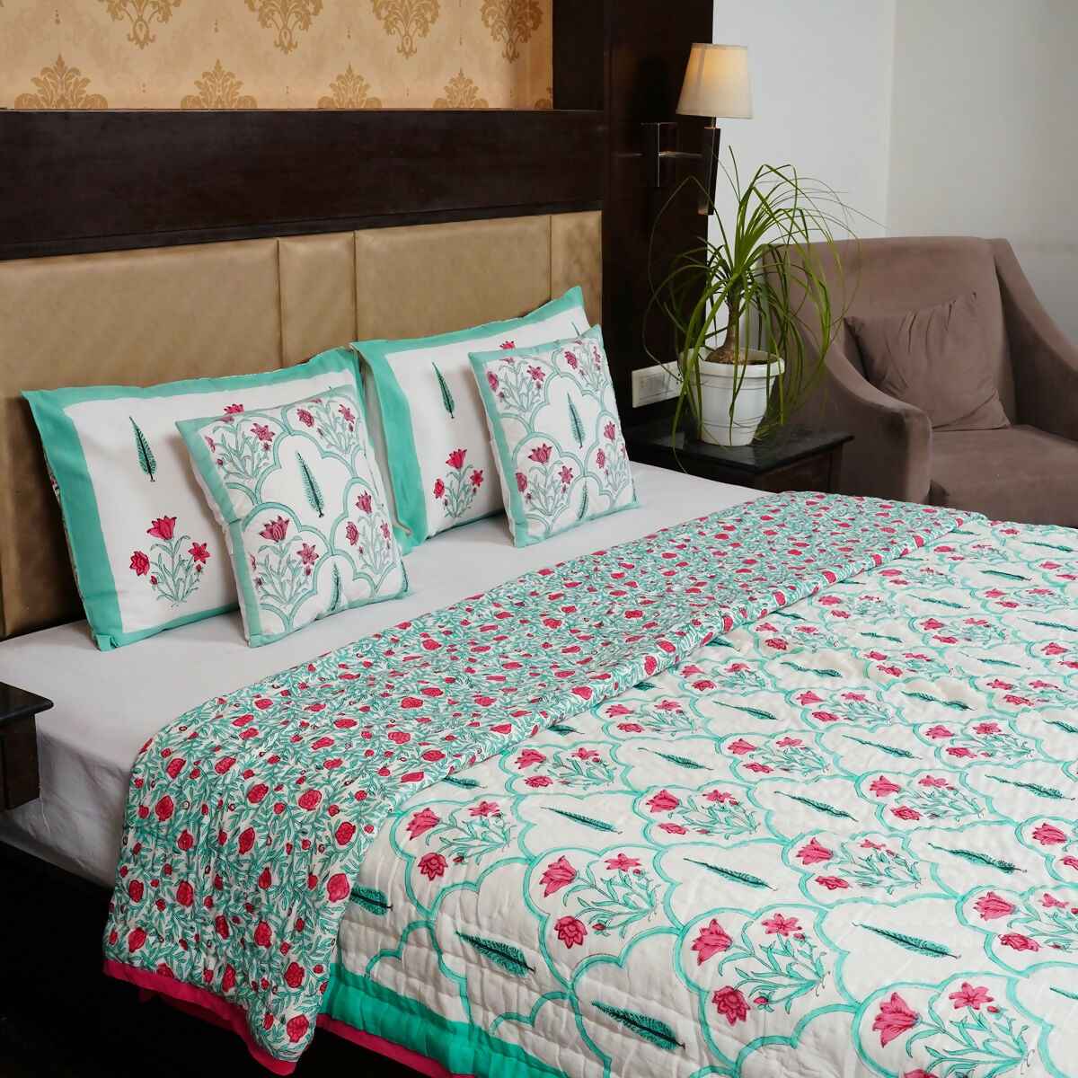 Organic Handmade Jaipur Quilt