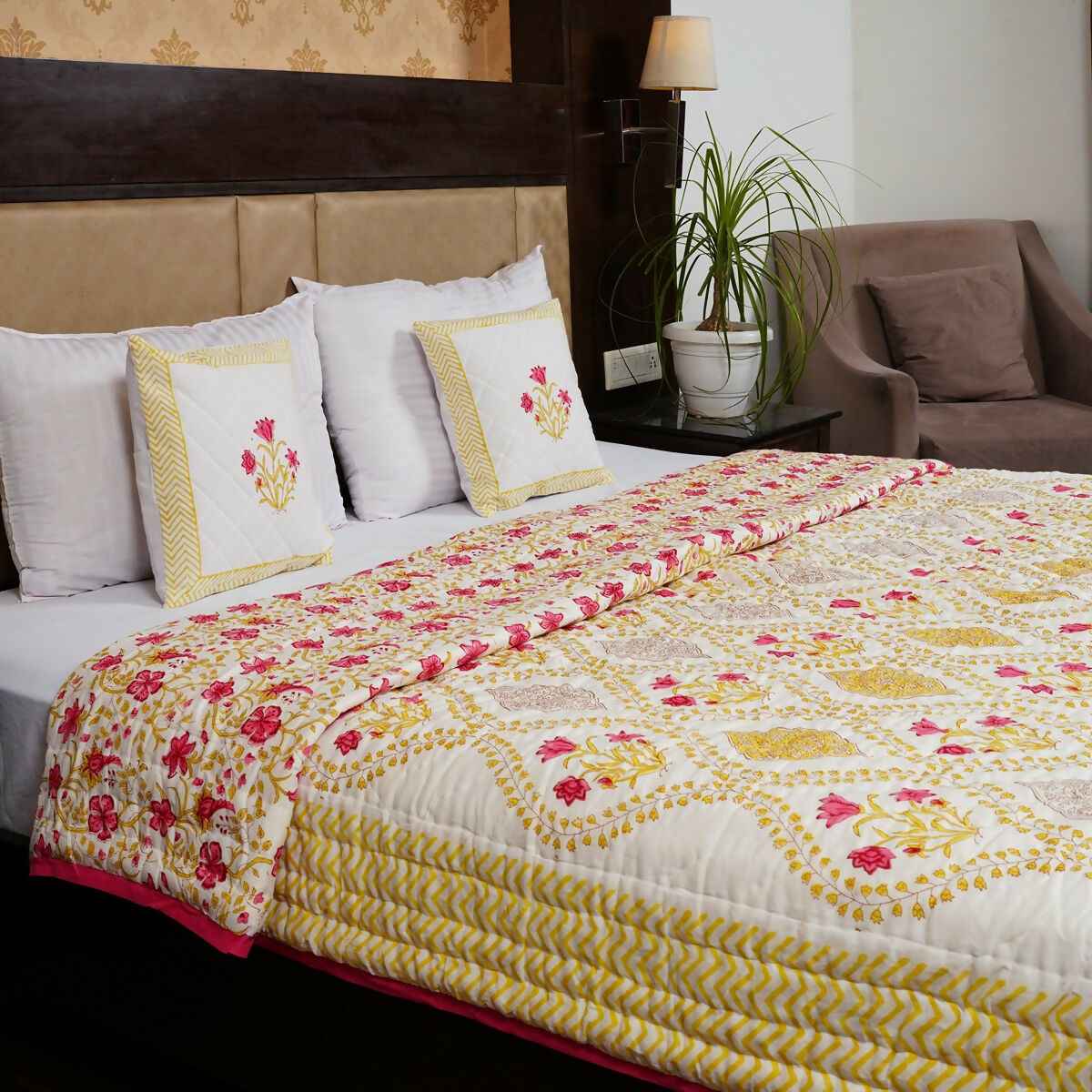 Organic Handmade Jaipur Quilt