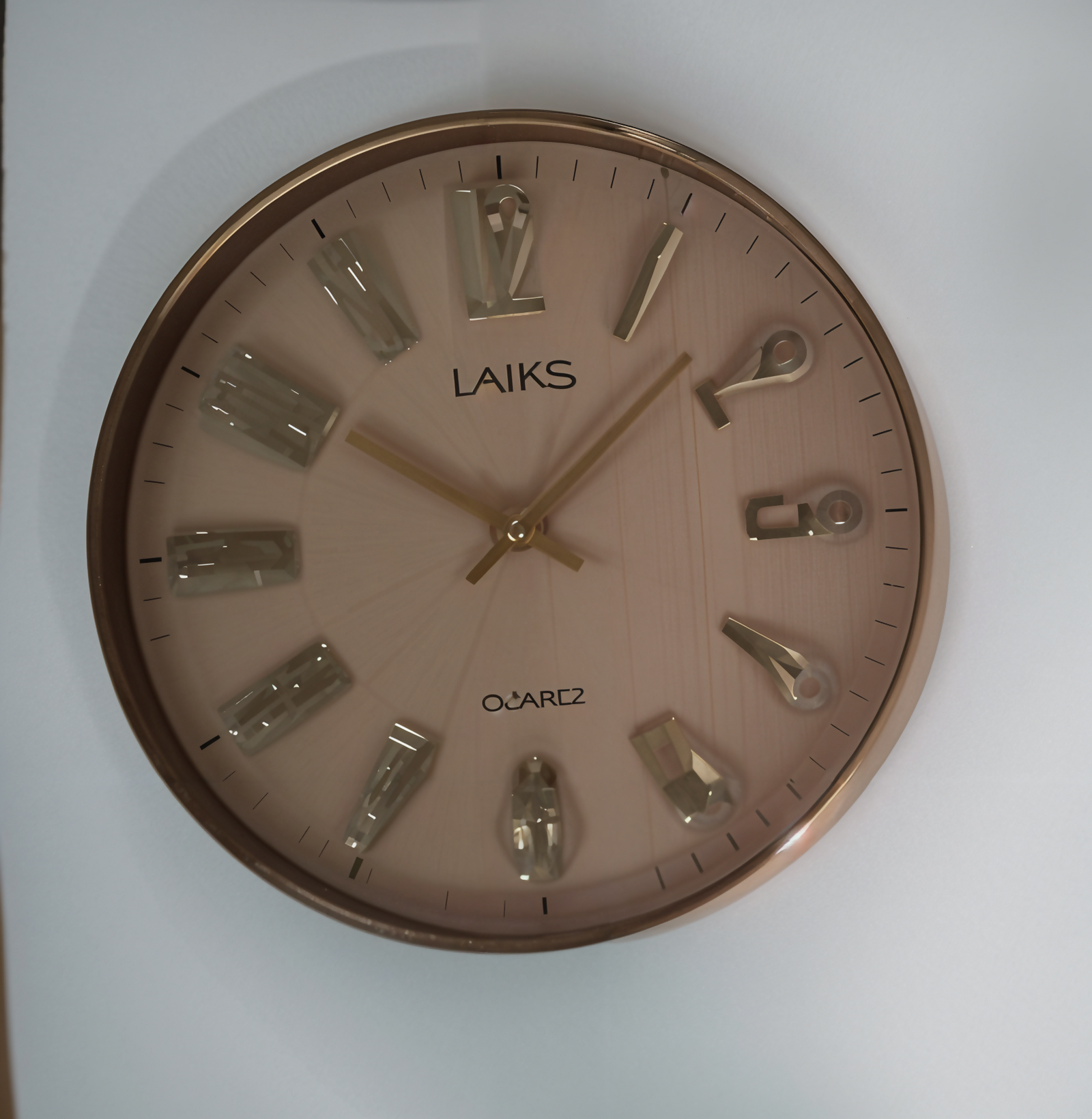 Modern Metallic Number Wall Clock - Sitarahub Sitarahub,