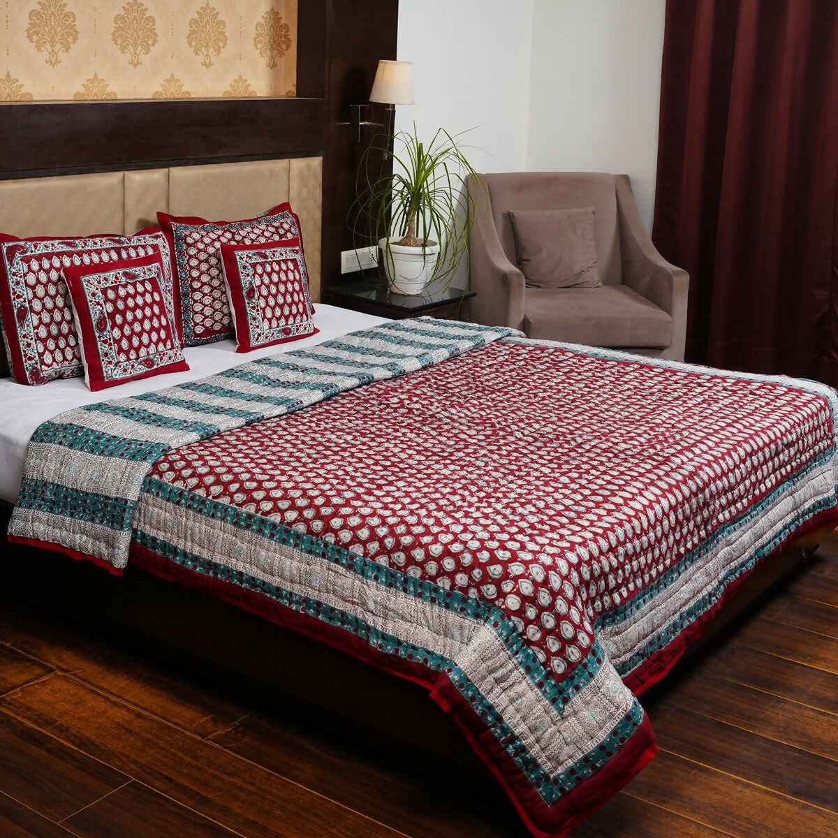 Organic Handmade Jaipur Quilt