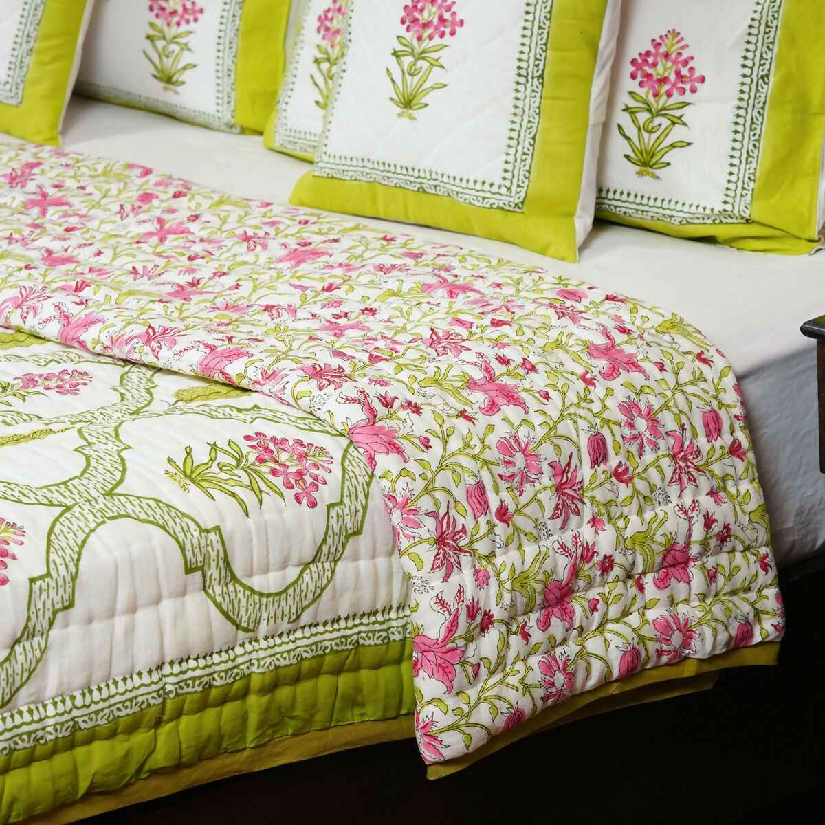 Organic Handmade Jaipur Quilt