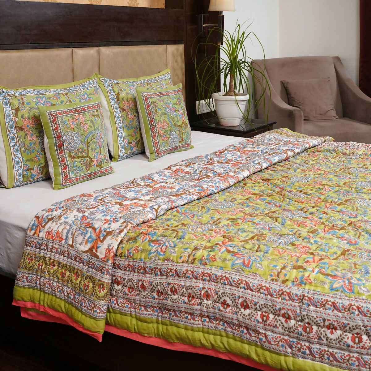 Organic Handmade Jaipur Quilt