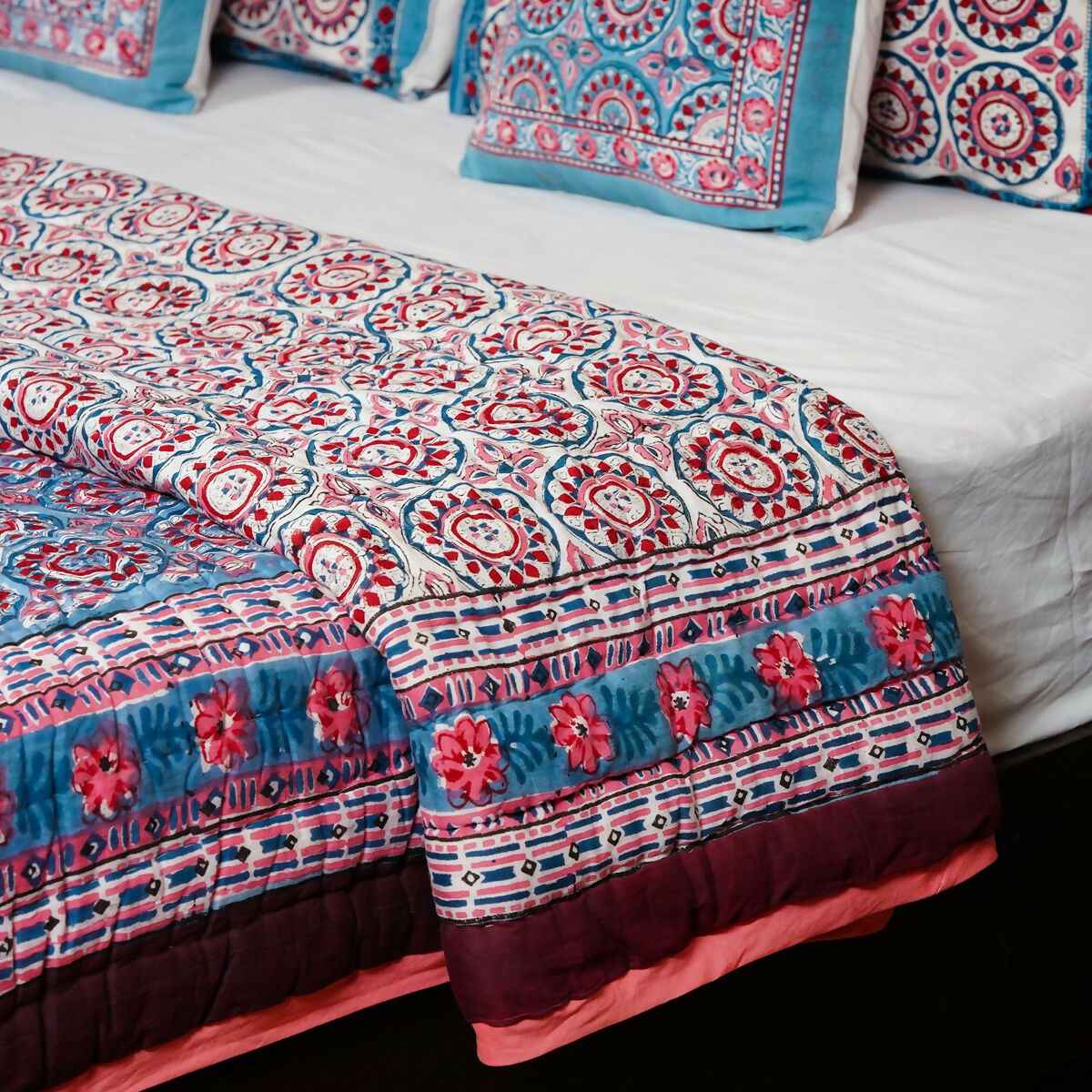 Organic Handmade Jaipur Quilt