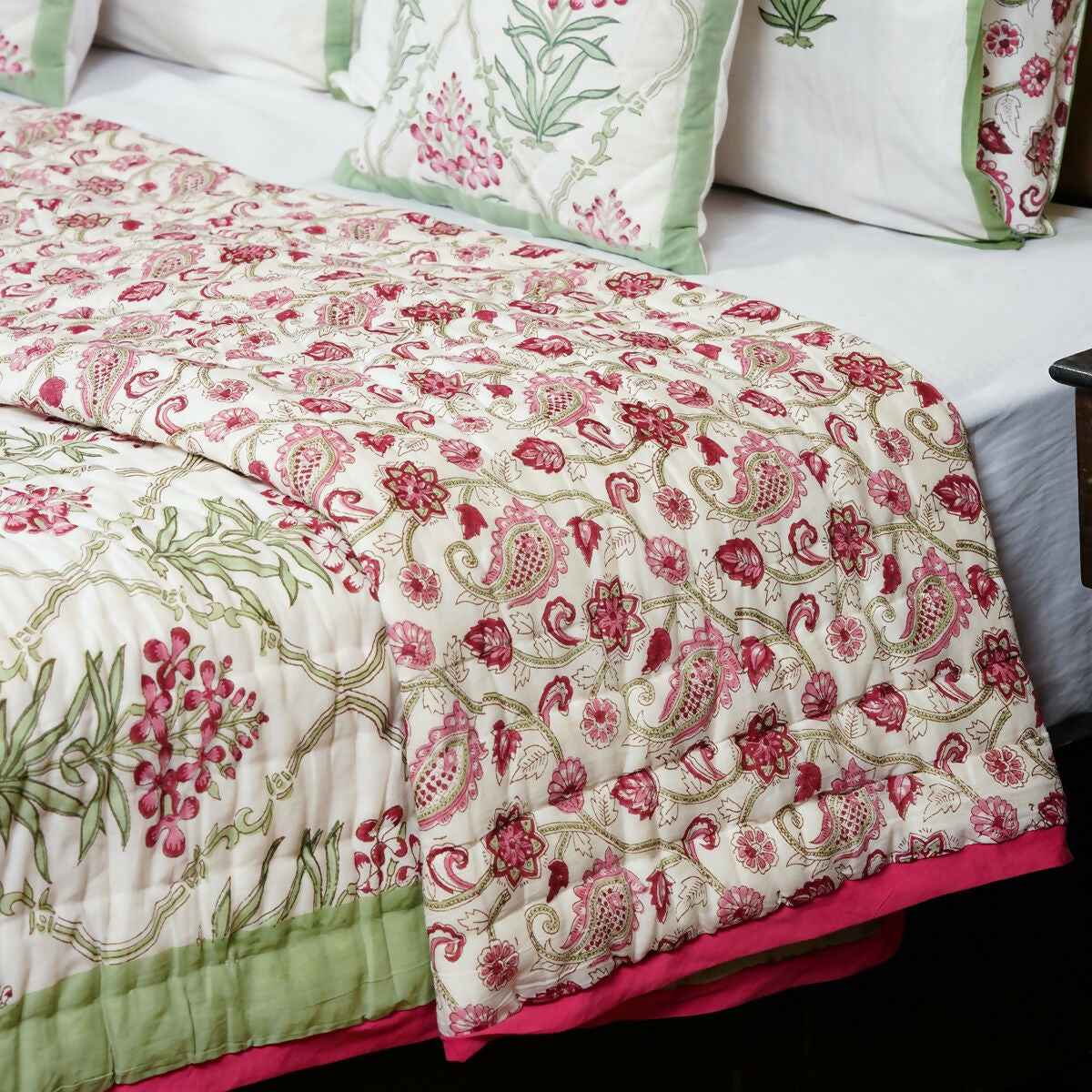 Organic Handmade Jaipur Quilt