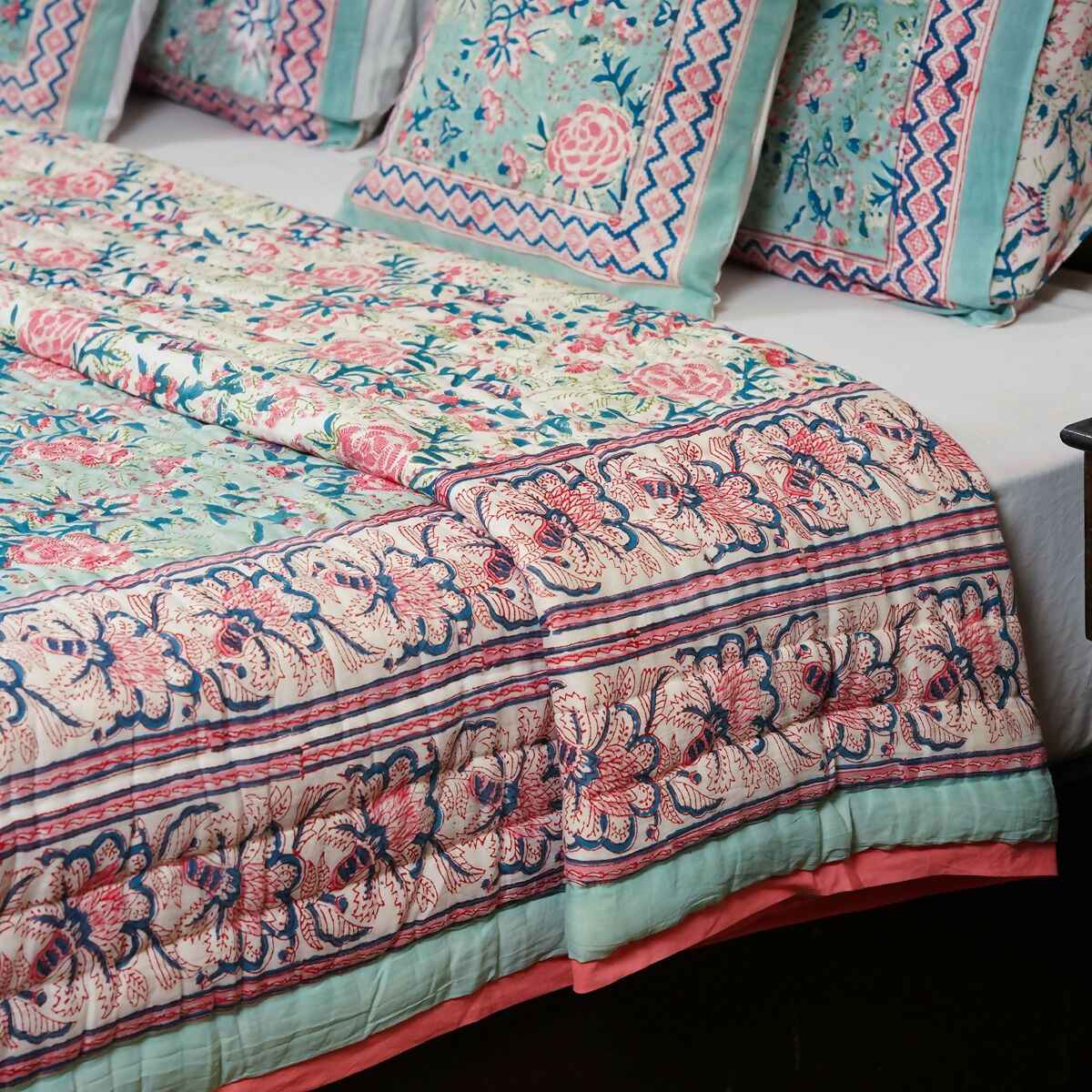 Organic Handmade Jaipur Quilt