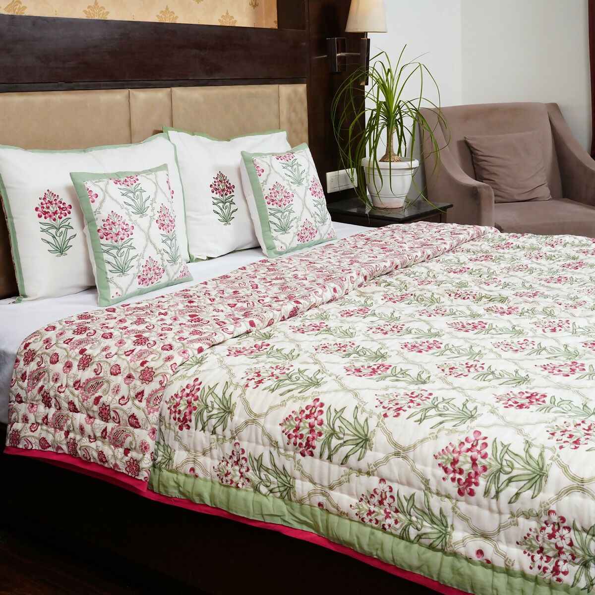 Organic Handmade Jaipur Quilt