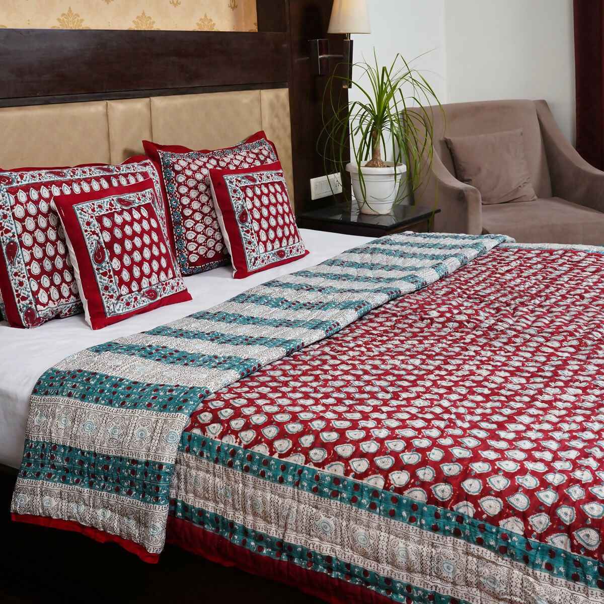 Organic Handmade Jaipur Quilt