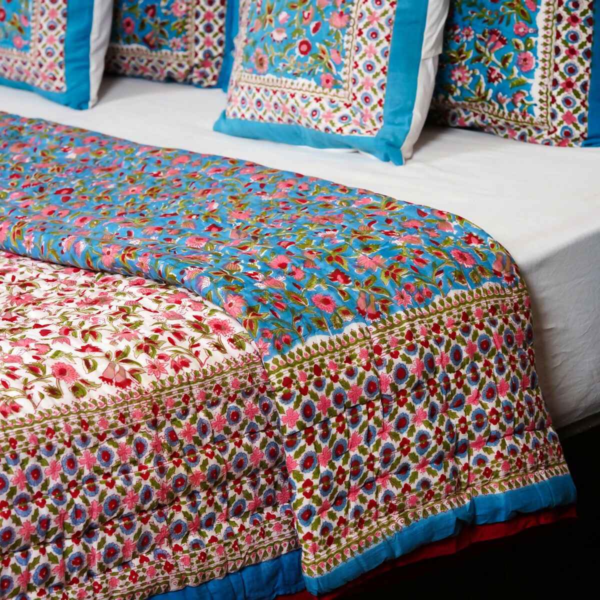 Organic Handmade Jaipur Quilt