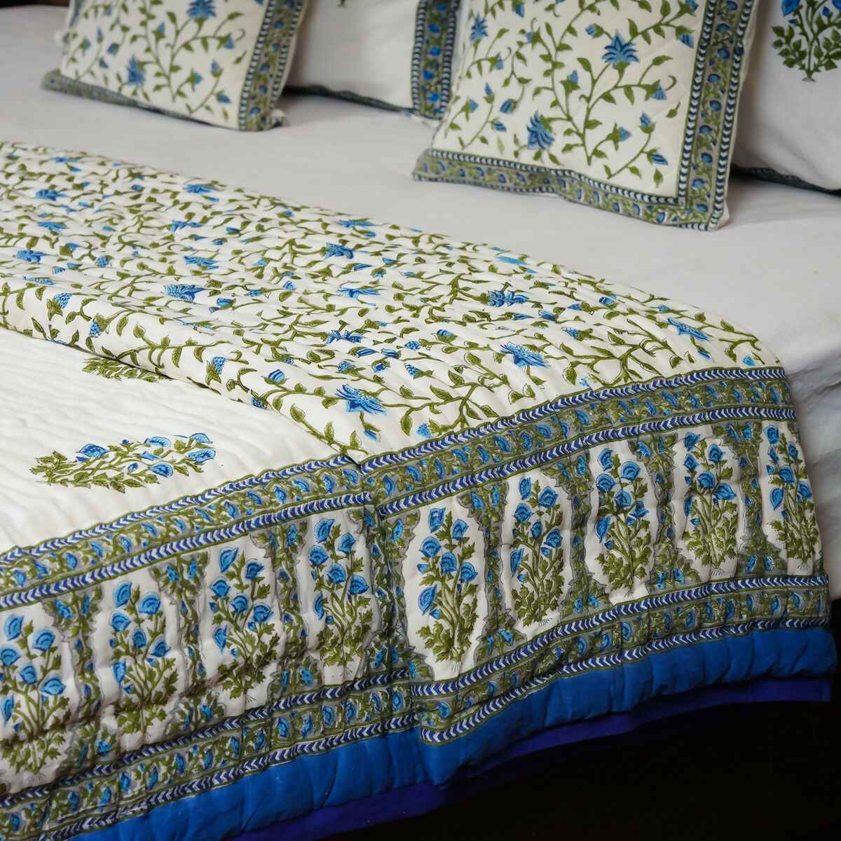 Organic Handmade Jaipur Quilt