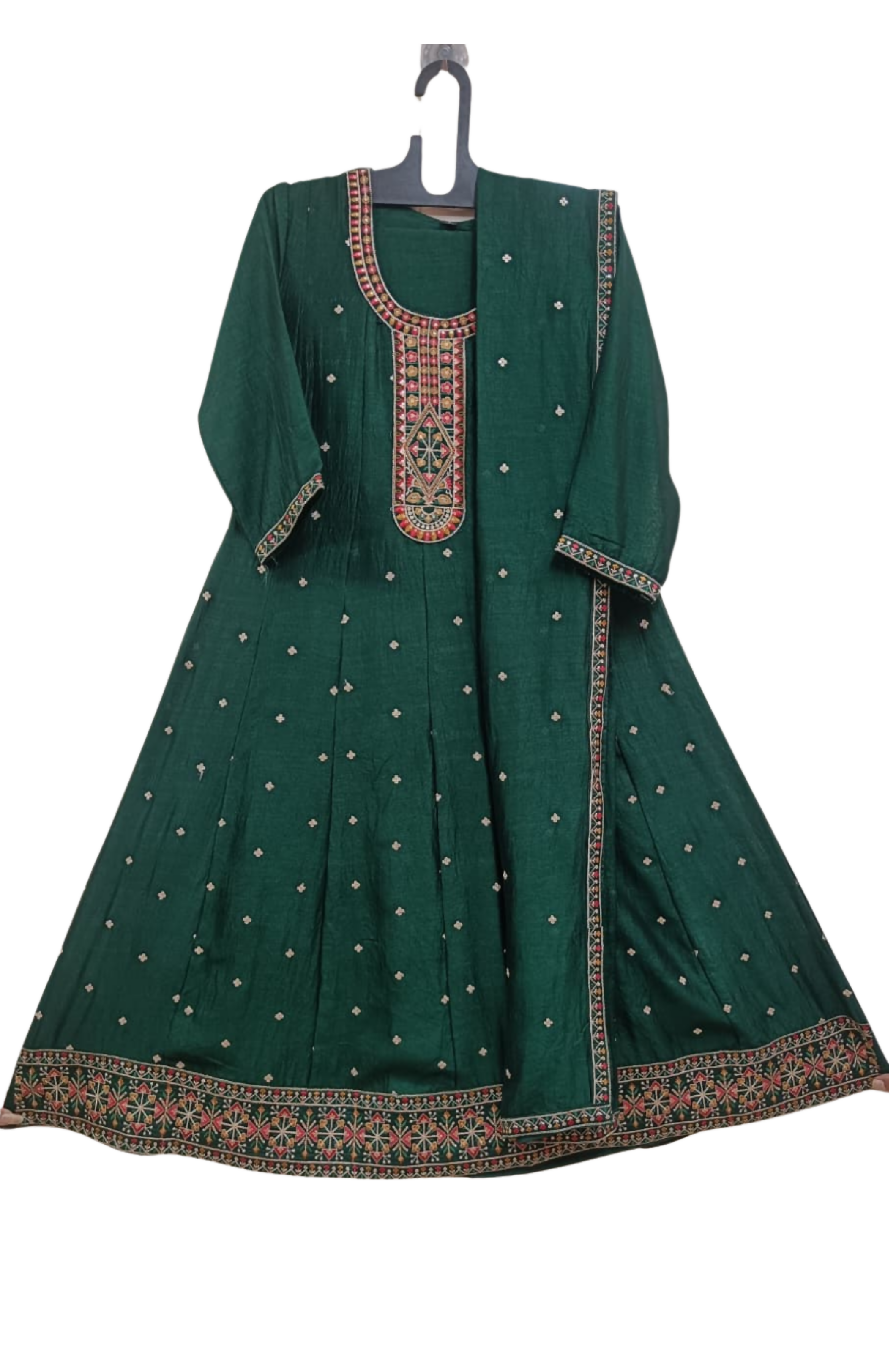 Storm Green  Anarkali Churidar Suit-2
