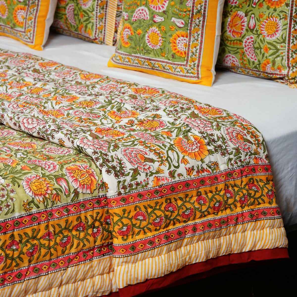 Copy of Copy of Organic Handmade Jaipur Quilt