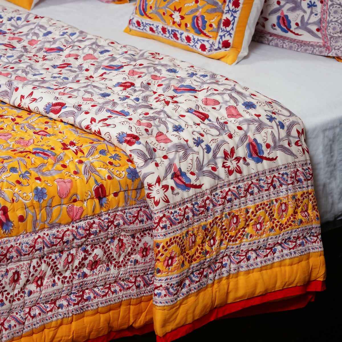 Organic Handmade Jaipur Quilt