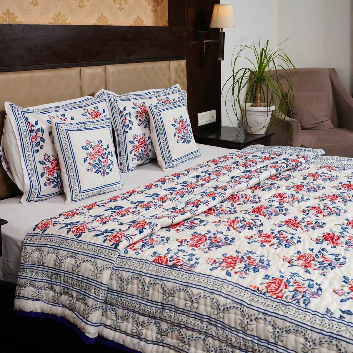 Organic Handmade Jaipur Quilt