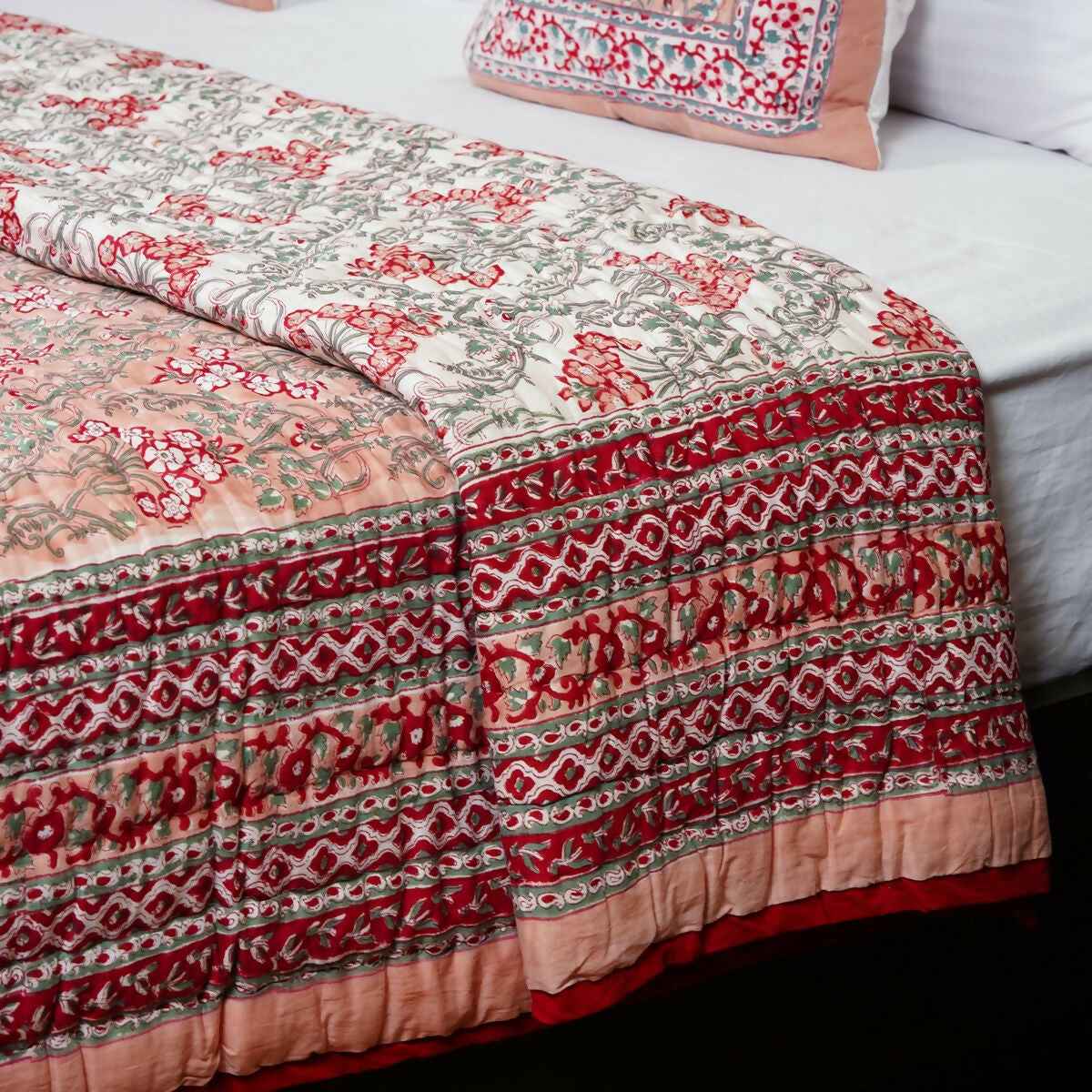 Organic Handmade Jaipur Quilt