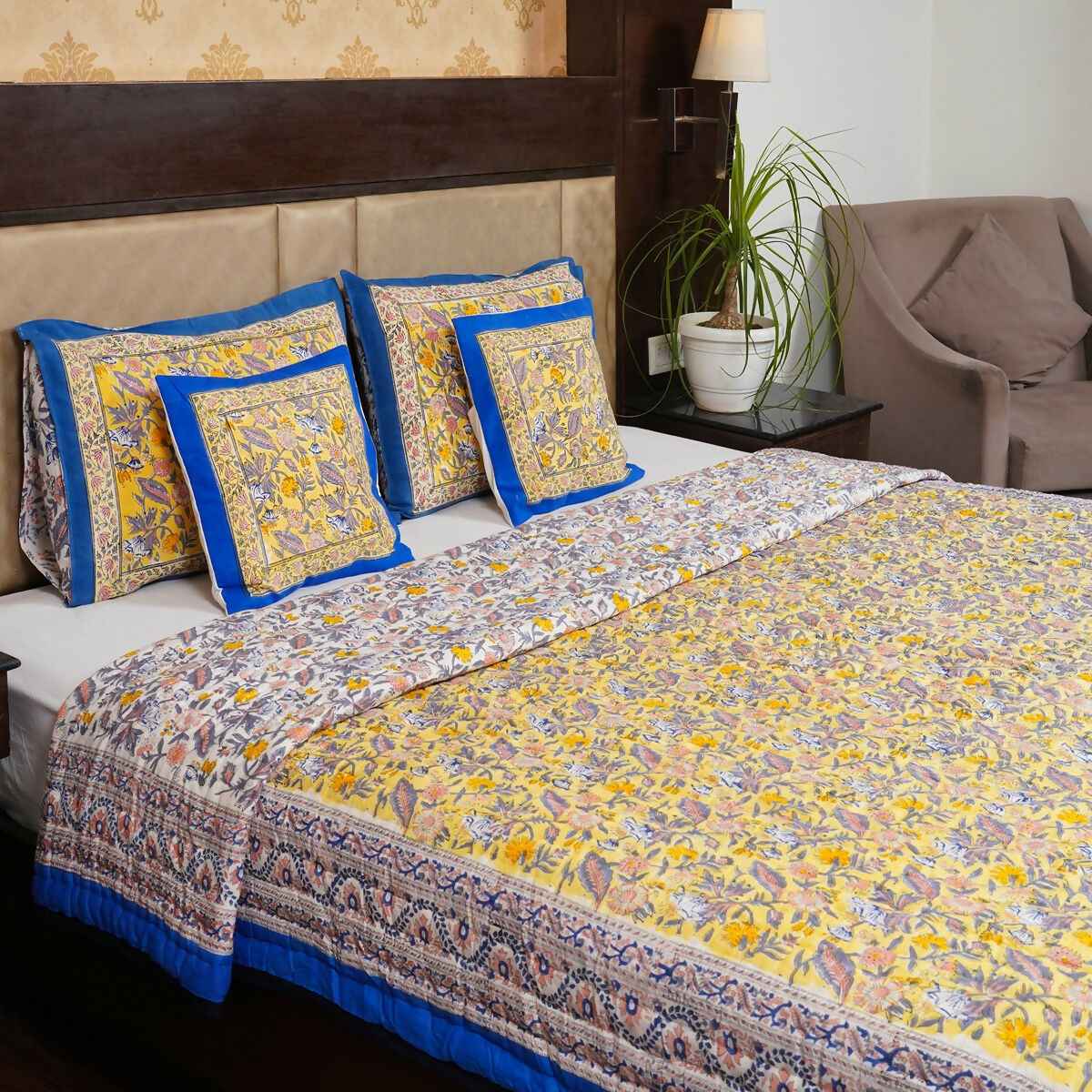 Organic Handmade Jaipur Quilt