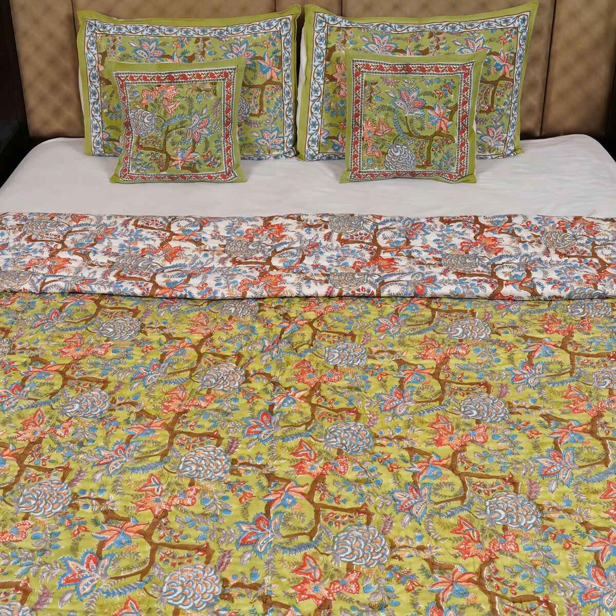 Organic Handmade Jaipur Quilt