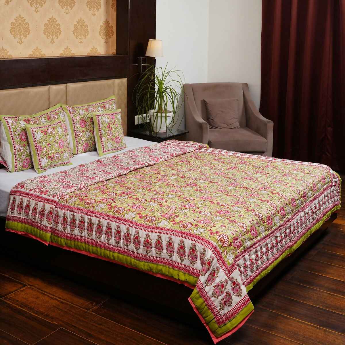 Organic Handmade Jaipur Quilt