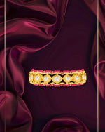 Elegant Kundan & Ruby Work Gold-Plated Moti Kada - Sitarahub Sitarahub,